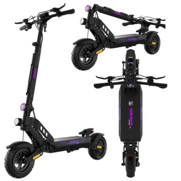 Kamikaze K1 Katana RGB Electric Scooter, 1400 W, NFC Lock, 10-Inch Wheels