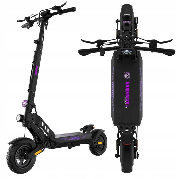 Kamikaze K1 Katana RGB Electric Scooter, 1400 W, NFC Lock, 10-Inch Wheels