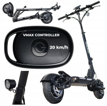 Techlife Q3 V2 2026 Electric Scooter, 1365 W, 16.5 Ah, VMAX Remote