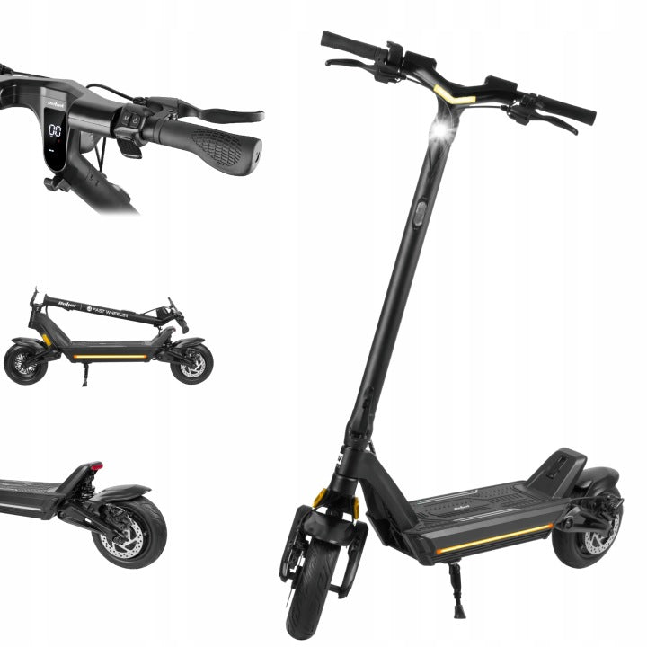 Rebel Pro-Max Folding Electric Scooter, 350 W, 13 Ah, 10-Inch Wheels