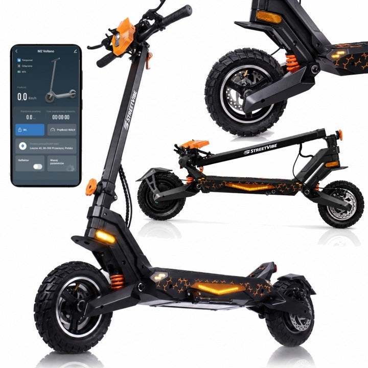 STRVB Adult Electric Scooter, 1200 W, 48 V, 80 km Range