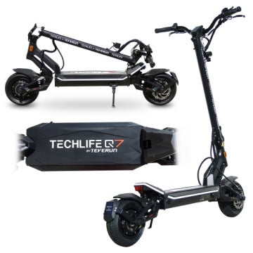 Techlife Q7 RSX V2 Electric Scooter, 3000 W, 30 Ah 52 V, 100 km Range