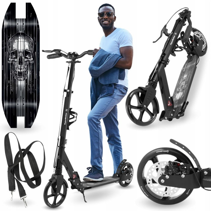 HyperMotion Skyline Black Aluminum Scooter