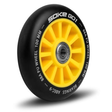 Soke 100 mm ABEC-9 Stunt Scooter Wheels, 2 Pieces