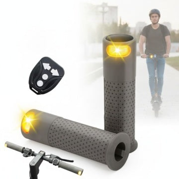 LED Handle Grip Set for Electric Scooter with Remote and Turn Signals