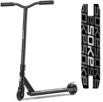 Black Soke GO! Stunt Scooter, ABEC-9, 100 mm