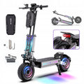 OOTD T90 Off-Road Electric Scooter, 13-Inch Wheels, 60 V, 31.2 Ah, with Bag