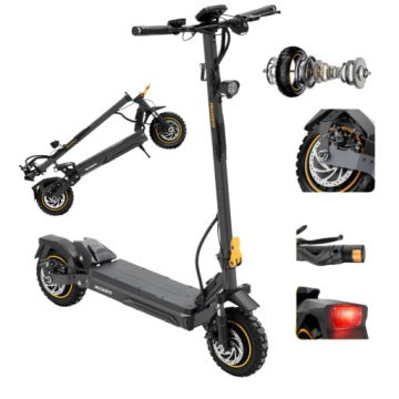 Ausom K20 Pro Dual Electric Scooter, 2000 W, 18 Ah, NFC, IP54