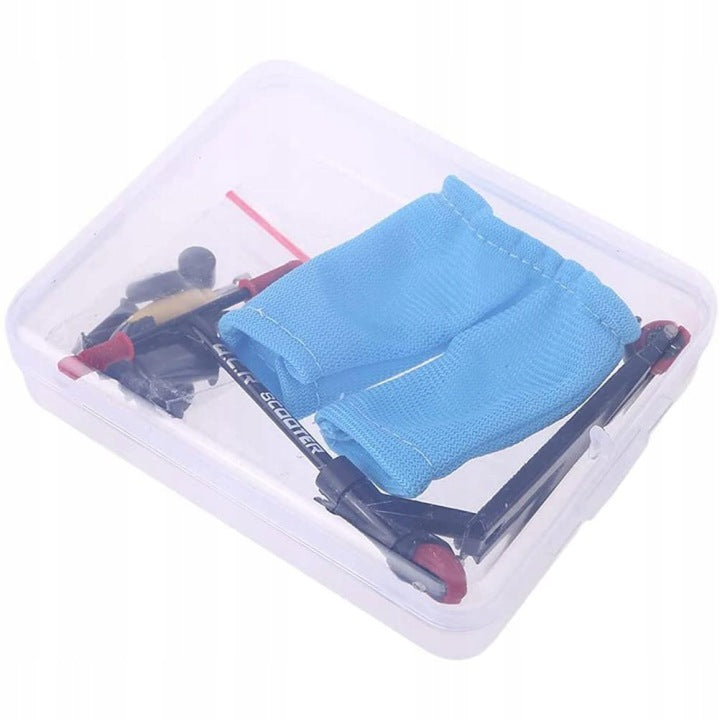Black Interactive Mini Finger Scooter Toy Set