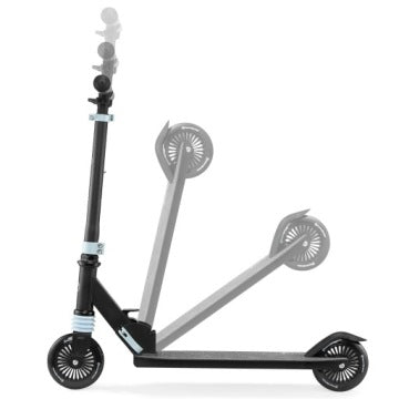 HyperMotion Wally Two-Wheel Kids' Scooter, Black and Blue