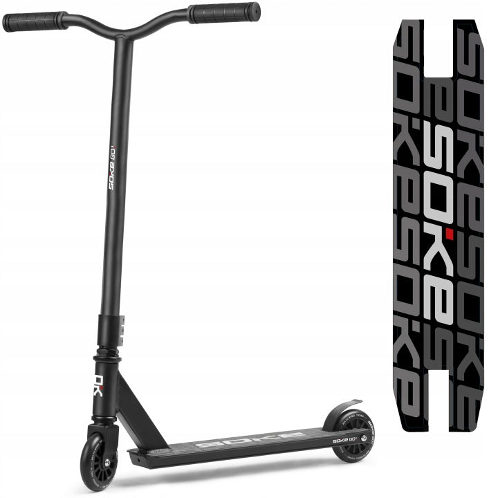 Black Soke GO! Stunt Scooter, ABEC-9, 100 mm