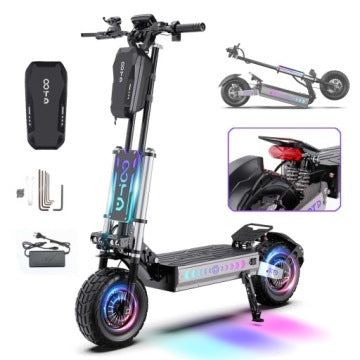 OOTD T90 Off-Road Electric Scooter, 13-Inch Wheels, 60 V, 31.2 Ah, with Bag
