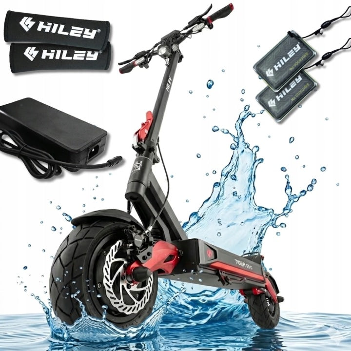 Hiley Tiger EVO GTR 2026 Waterproof Electric Scooter, 2000 W, 52 V, 22 Ah